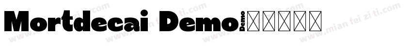 Mortdecai Demo字体转换